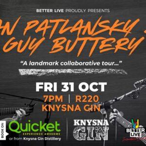 Dan Patlansky and Guy Buttery live at Knysna Gin